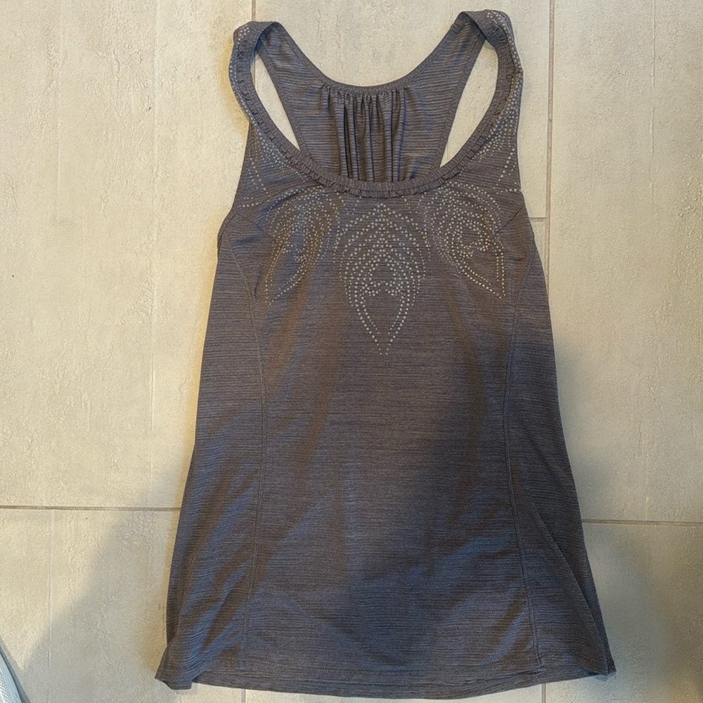 Purple gray lululemon Tank
